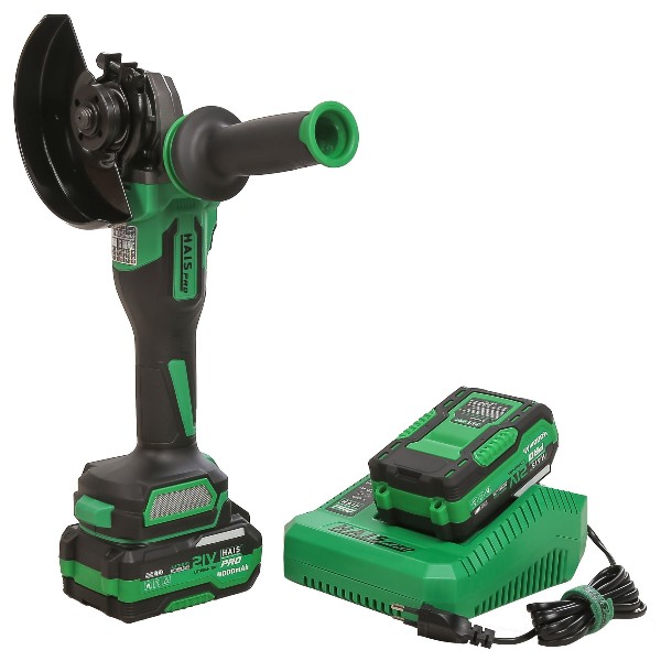 HaisPro JM-125A 21V 4.0Ah Çift Akülü Kömürsüz 125MM Avuç Taşlama