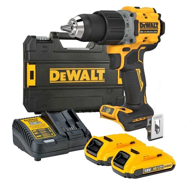 Dewalt DCD800D2T-QW 18V 2.0Ah Kömürsüz Darbesiz Matkap